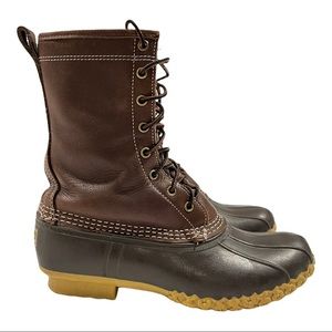 L.L. Bean 10” Shearling Lined Women's Bean Boots Size 9M Waterproof
